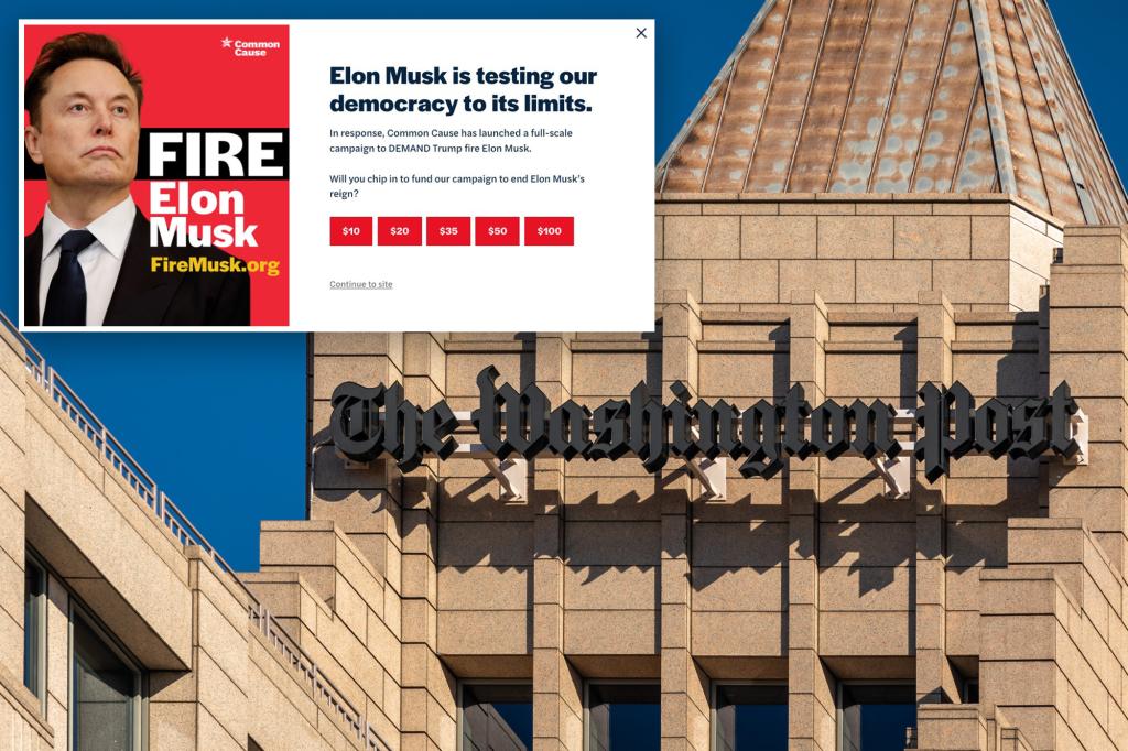 Washington Post kills a six -digit ads asking Trump to light Elon Musk, promoting anger for censorship